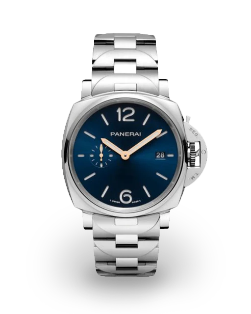 Panerai Luminor Due 42 Automatic Stainless Steel / Blue / Bracelet PAM01124  Model Image