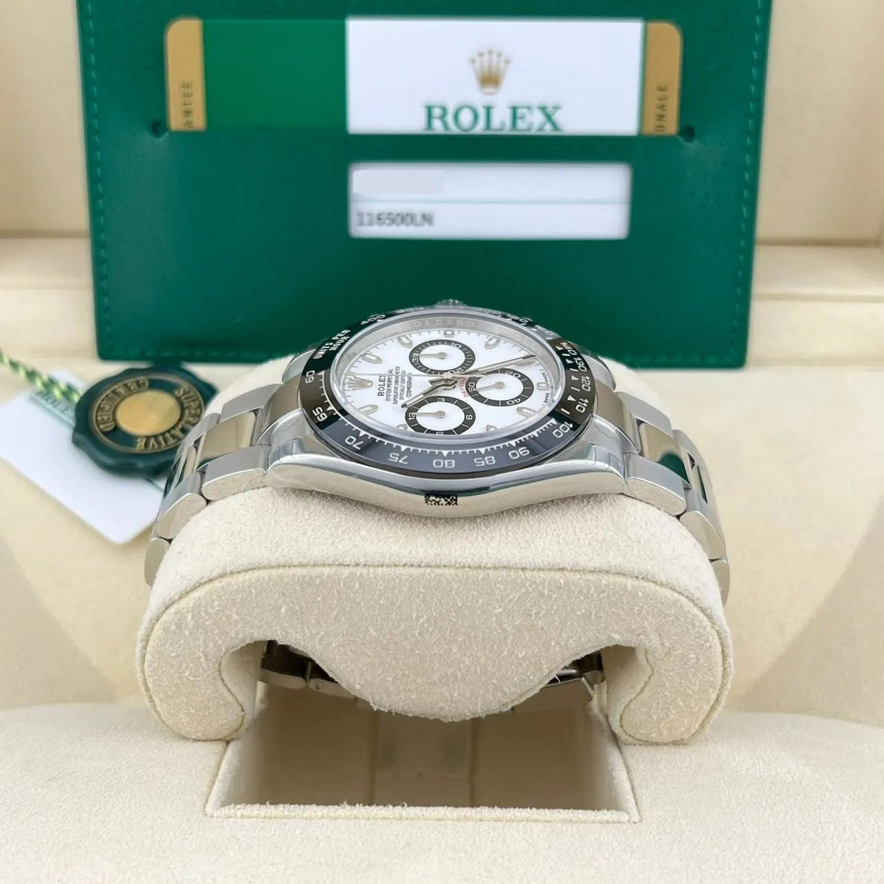 2018 Rolex Daytona "Panda" / Ceramic / White 116500LN-0001 Listing Image 2