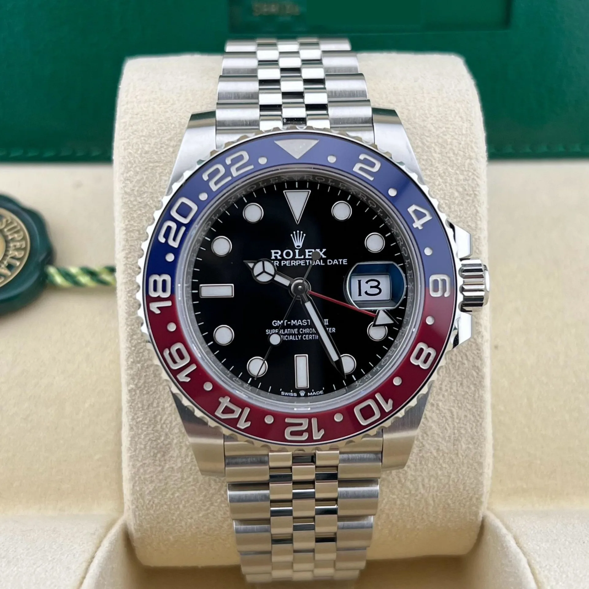 2022 Rolex GMT-Master II "Pepsi" / Jubilee 126710BLRO-0001 Listing Image