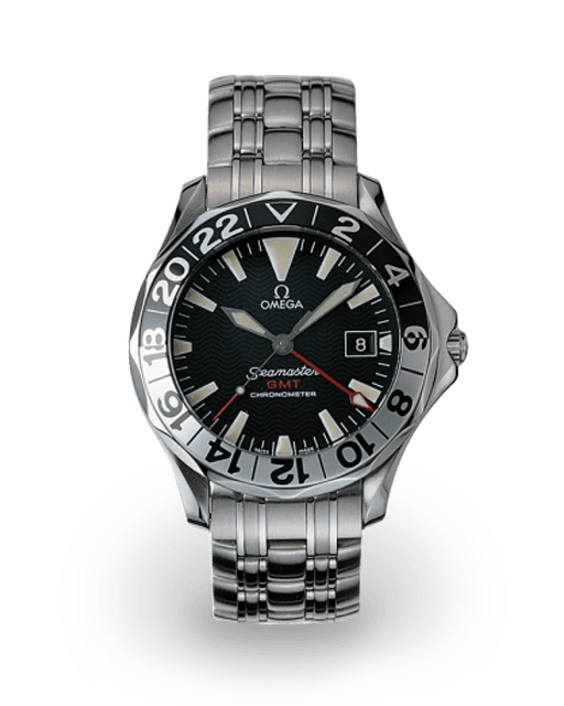 Omega Seamaster Diver 300M Automatic 41 GMT Steel / Black / Bracelet / 50th  Anniversary 2534.50.00 Watches | Bezel