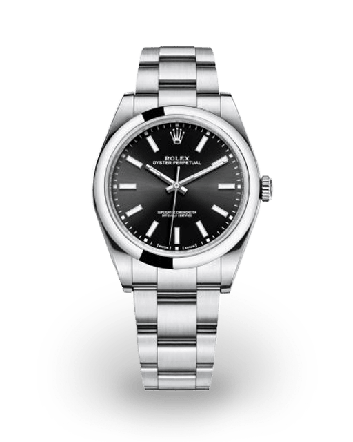 Rolex Oyster Perpetual 39 Black 114300-0005 Watches | Bezel