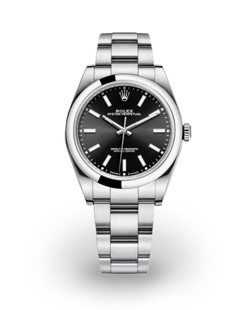 Rolex Oyster Perpetual 39 Black 114300-0005  Model Image