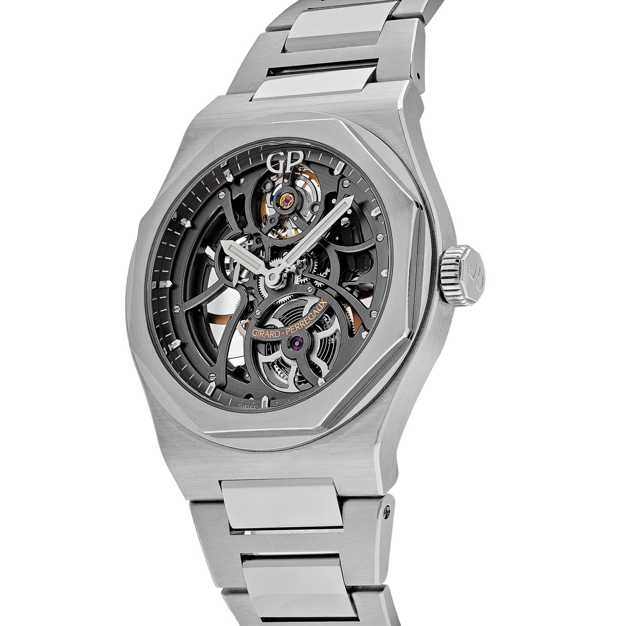 2022 Girard-Perregaux Laureato 42 Automatic Skeleton Stainless Steel / Bracelet 81015-11-001-11A Listing Image 2