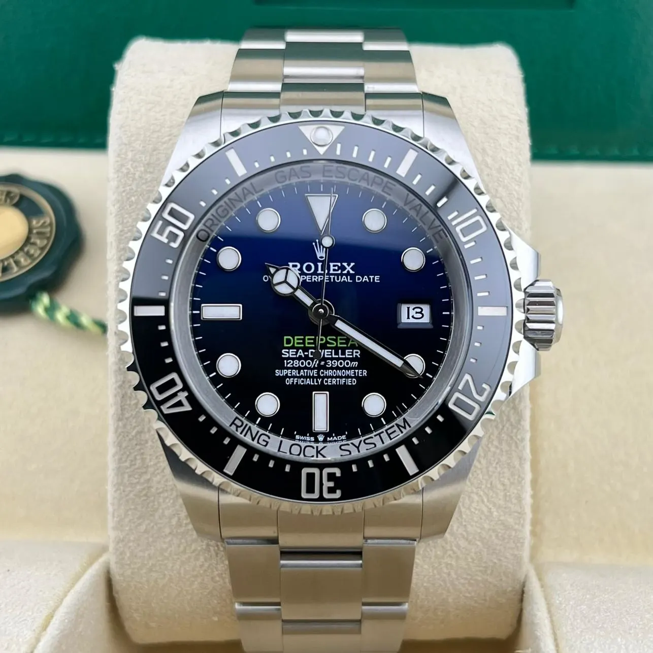 2024 Rolex Sea Dweller Deepsea D Blue James Cameron 136660 0003 Watch Trading Co. Powered By Bezel