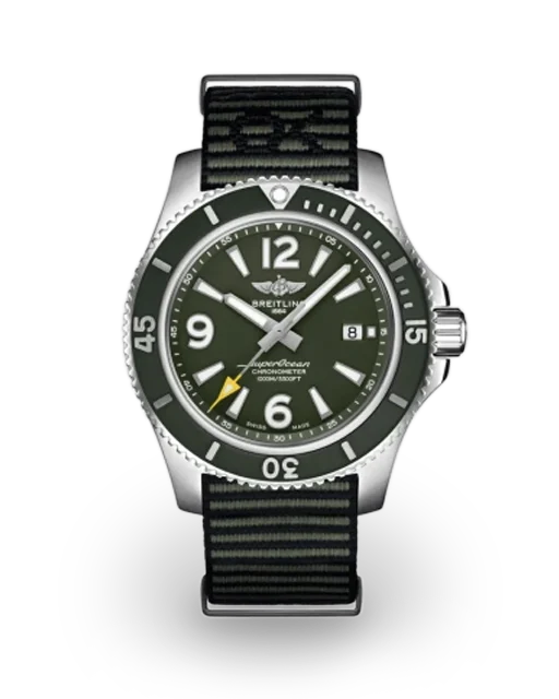 Breitling SuperOcean Green Outerknown A17367A11L1W1  Model Image