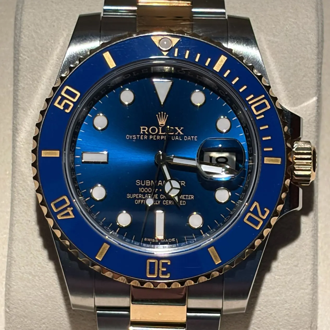 Rolex Submariner Date Two-Tone / Blue 116613LB-0005