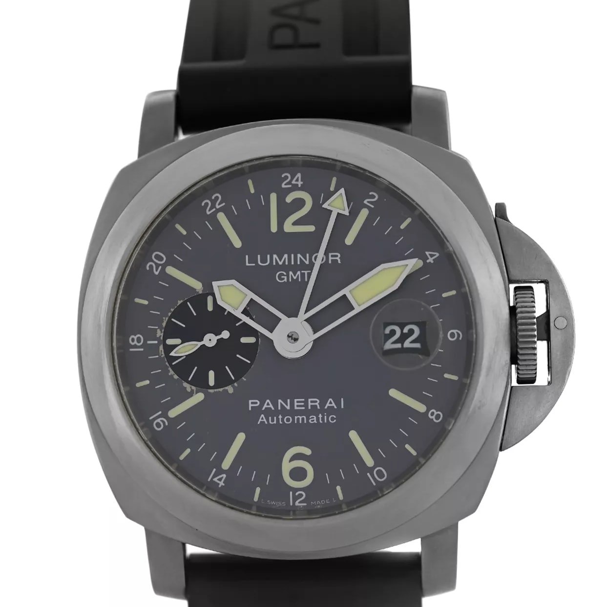 Luminor gmt panerai automatic titanium 300m shop