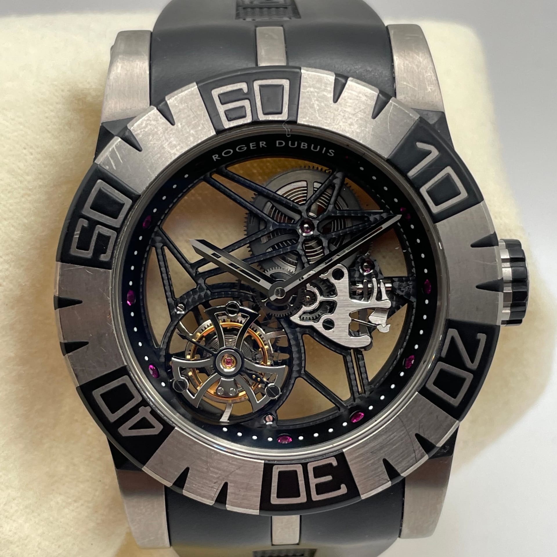 Roger Dubuis Easy Diver Tourbillon Skeleton Titanium SED48-02SQ-71