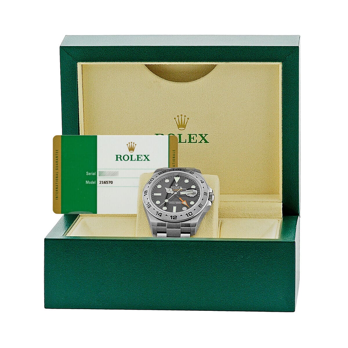 Rolex Explorer II 42 / Black 216570-0002 Watches | Bezel