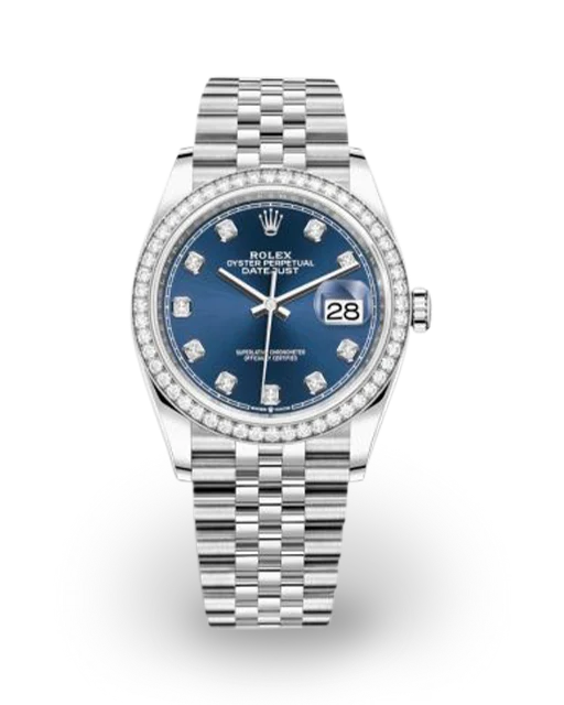 Rolex Datejust 36 Diamond-Set / Blue / Diamond-Set / Jubilee 126284RBR-0029  Model Image