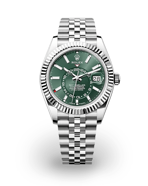 「新商品」に関するプレスリリース Fluted / Steel 42 Sky-Dweller Rolex / 336934 Jubilee / Green その他