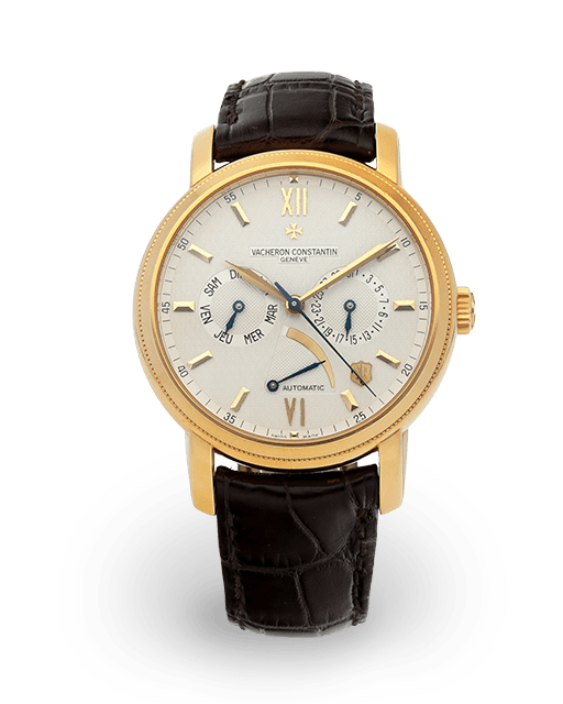 Vacheron Constantin Jubilee 1755 Yellow Gold Silvered Leather