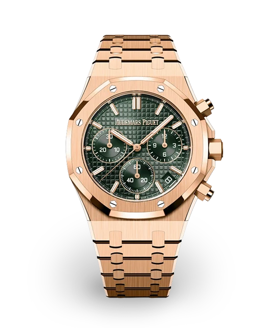 Audemars Piguet  Royal Oak Chronograph 41 - 50th Anniversary - Rose Gold / Green 26240OR.OO.1320OR.04  Model Image