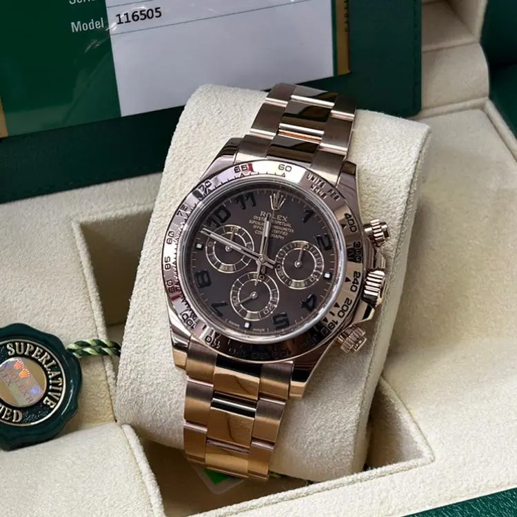 2019 Rolex Daytona Rose Gold / Chocolate / Arabic 116505-0004 Listing Image 2
