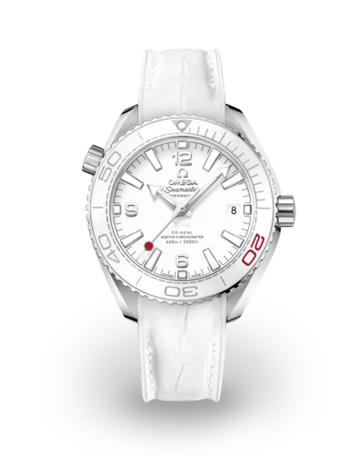 Omega Seamaster Planet Ocean 600M Co-Axial 39.5 Master Chronometer Stainless Steel / White / Alligator 522.33.40.20.04.001  Model Image