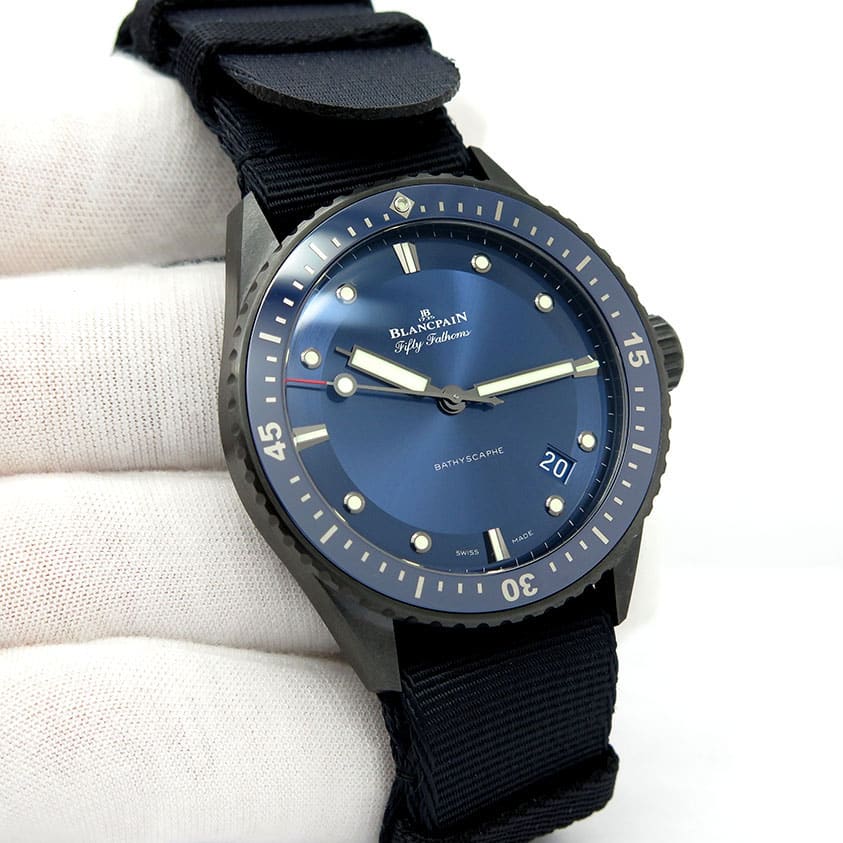 Blancpain Fifty Fathoms Bathyscaphe Bucherer Blue Limited to 188