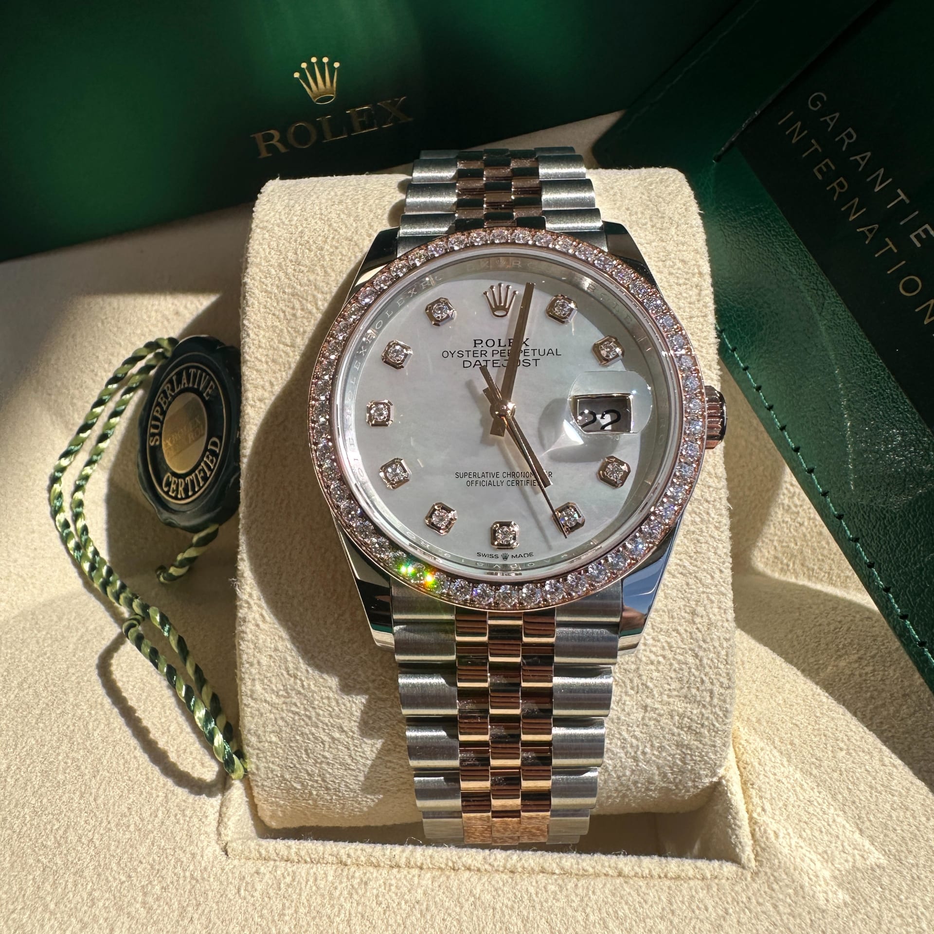 Rolex Datejust 36 Two-Tone / Diamond-Set / MOP / Diamond-Set