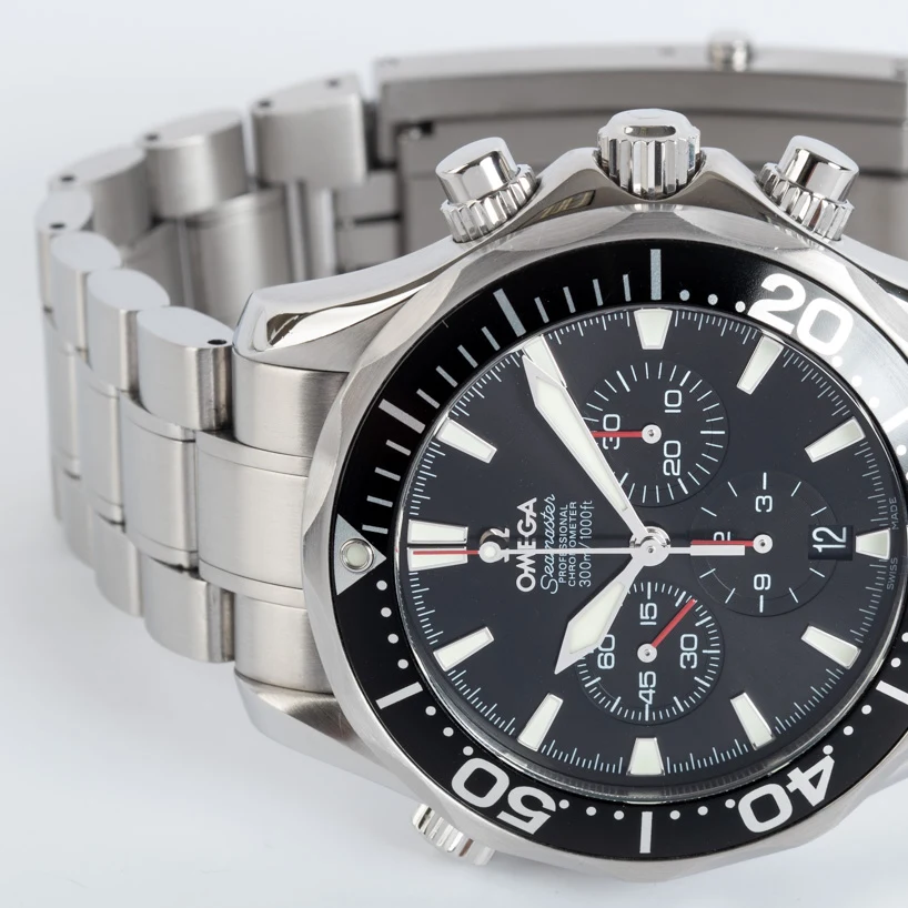 2007 Omega Seamaster Chronograph Diver / Black / Stainless Steel 2594.52.00 Listing Image 5
