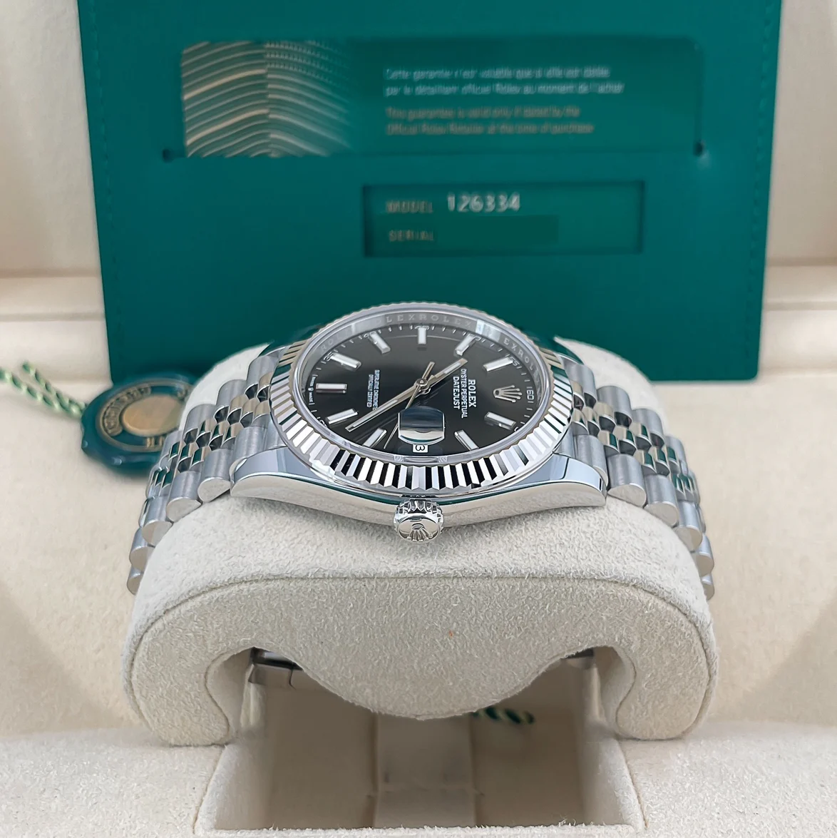 2025 Rolex Datejust 41 Fluted / Black / Jubilee 126334-0018 Listing Image 3