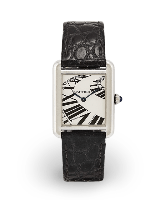 Cartier Tank Solo Medium Steel Silvered