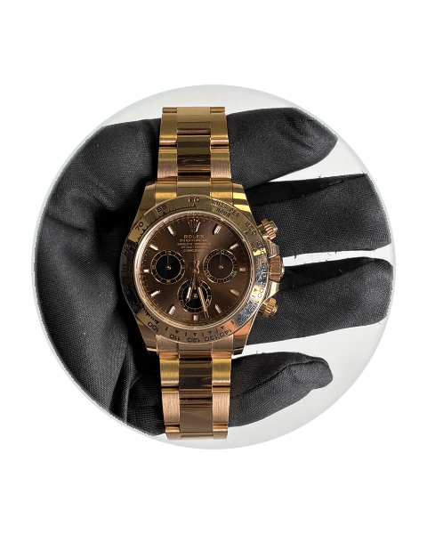 Rolex Daytona Rose Gold | Authenticated In-House | Bezel