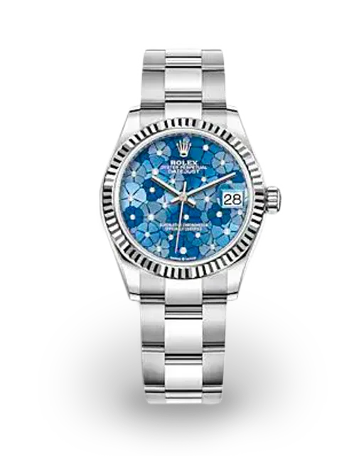 Rolex Datejust 31 Fluted / Floral-Motif / Diamond-Set / Oyster 278274-0035  Model Image