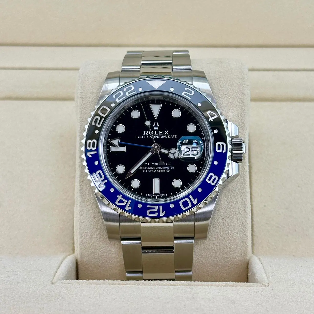 2019 Rolex GMT-Master II "Batman" 116710BLNR