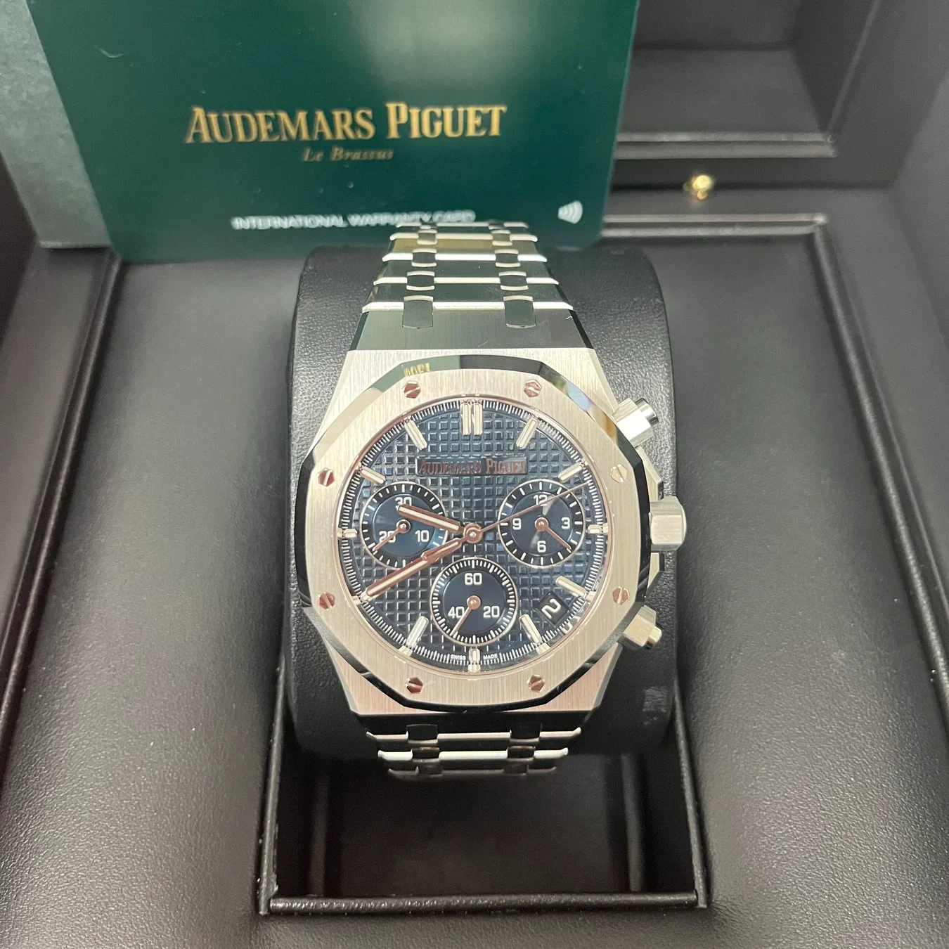 2022 Audemars Piguet Royal Oak Chronograph - 50th Anniversary - Blue 26240ST.OO.1320ST.01 Listing Image