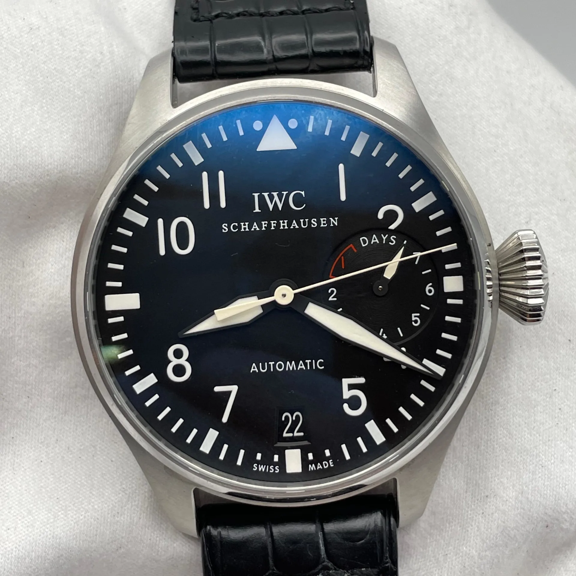 2007 IWC Big Pilot Stainless Steel / Black IW5004-01 Listing Image
