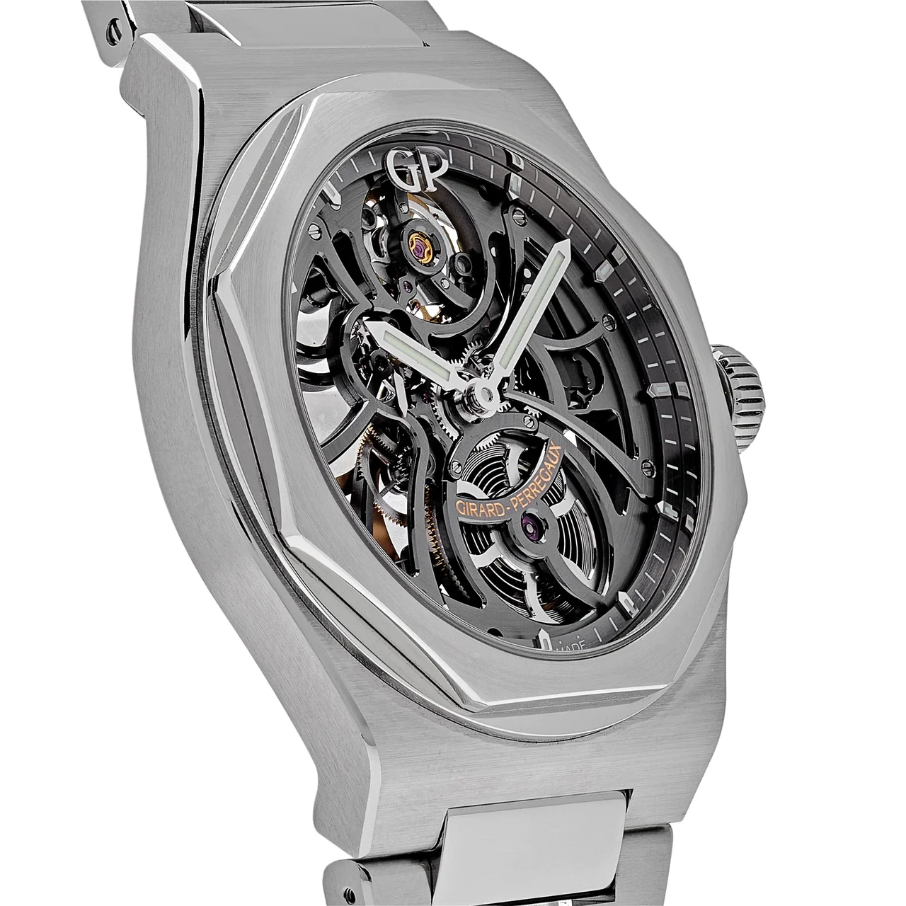 2022 Girard-Perregaux Laureato 42 Automatic Skeleton Stainless Steel / Bracelet 81015-11-001-11A Listing Image 3