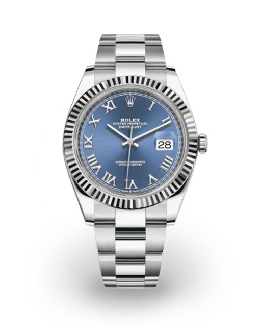 Rolex Datejust 41 Fluted / Blue / Roman / Oyster 126334-0025  Model Image