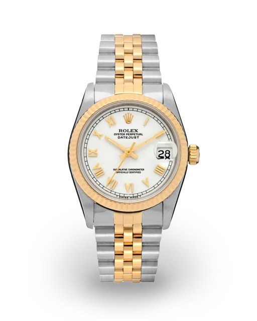 Rolex Datejust 36 Two-Tone / Fluted / White / Roman / Jubilee 16013  Model Image