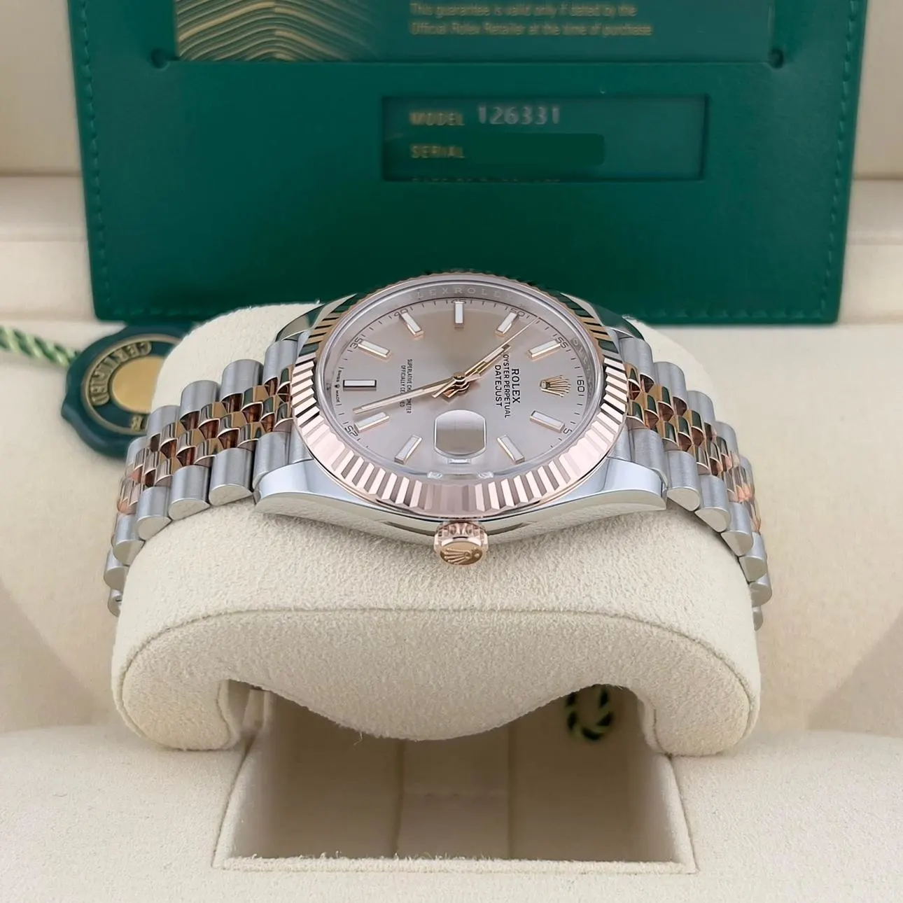 2023 Rolex Datejust 41 Two-Tone / Fluted / Sundust / Jubilee