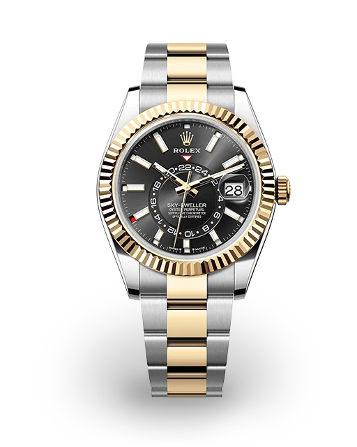 Rolex Sky-Dweller Two-Tone / Black / Oyster 336933-0003  Model Image