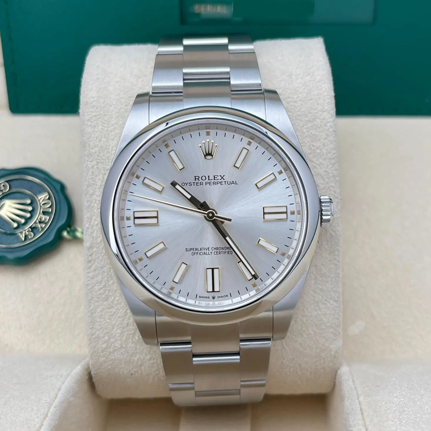 2024 Rolex Oyster Perpetual 41 Silver 124300-0001 Listing Image 1
