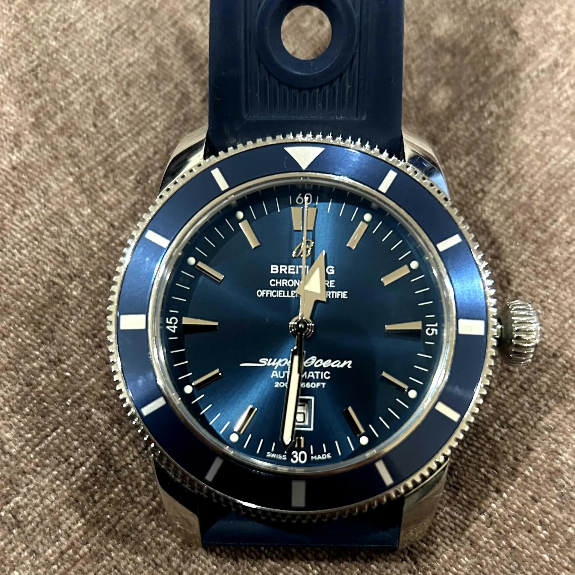 Breitling Superocean Heritage II 46 Steel / Blue / Blue / Aero Classic AB2020161C1S1