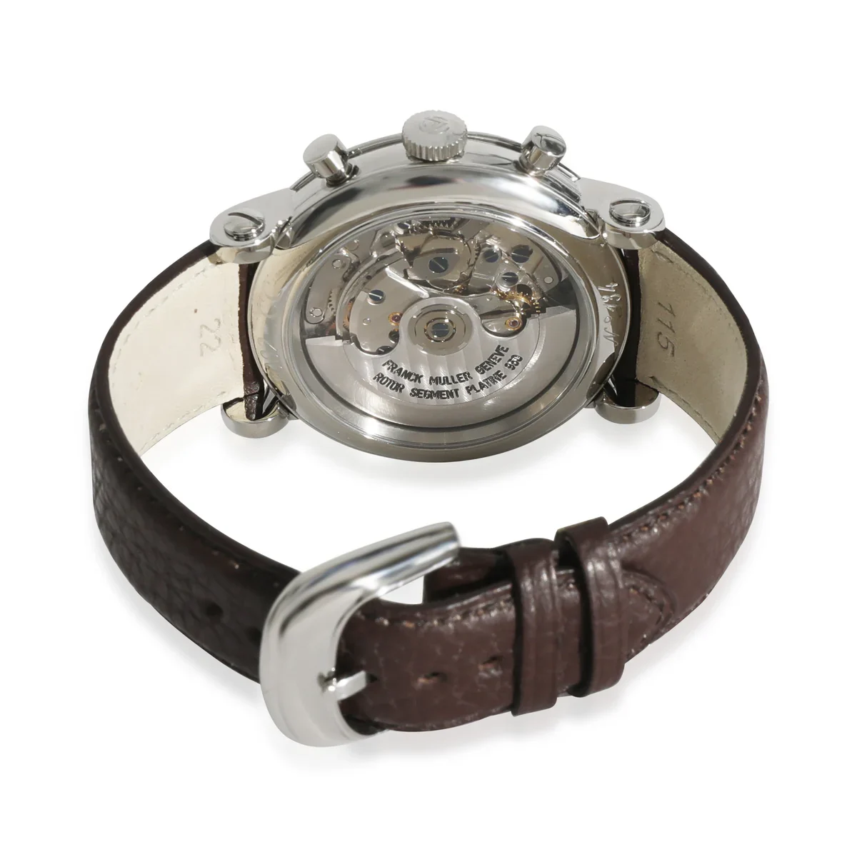 Auction: Franck Muller Round Chronograph Double Face 42 Steel