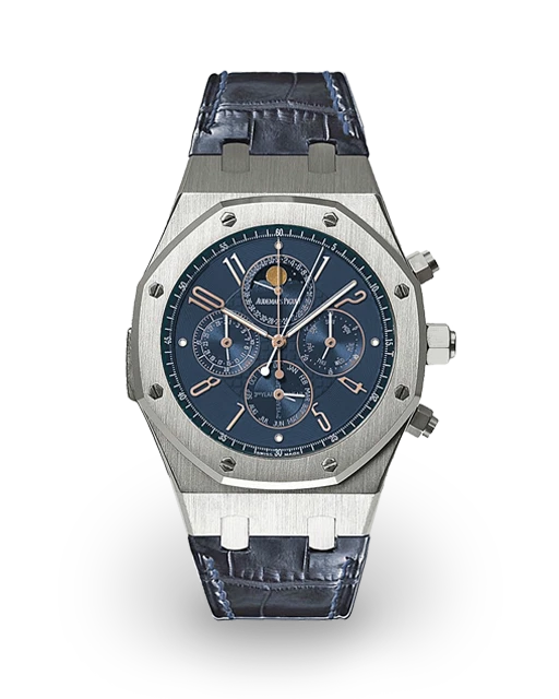 Audemars Piguet  Royal Oak Grande Complication Pride of Argentina 44 White Gold / Blue / Arabic / Strap 26566BC.OO.D305CR.01  Model Image