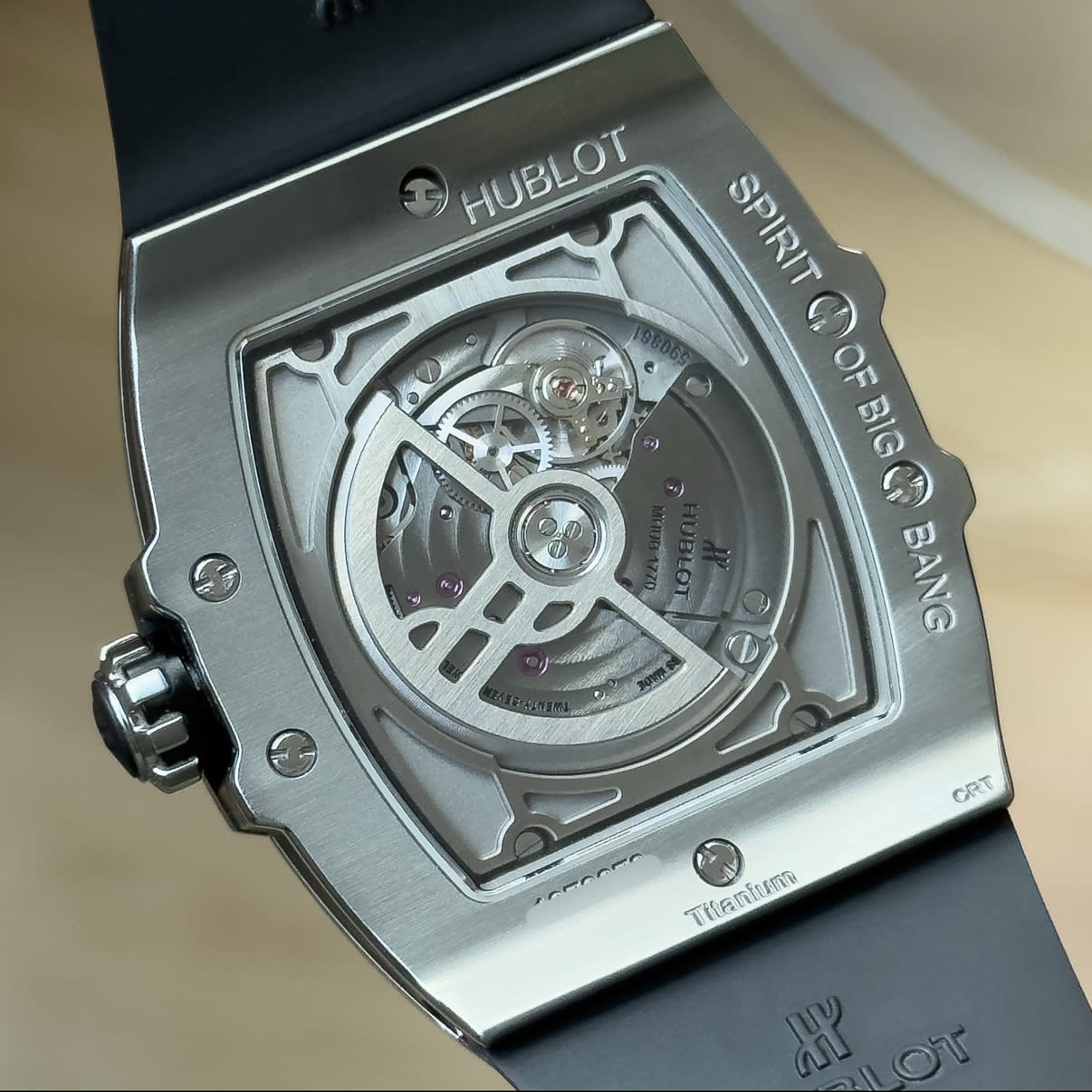 眠いさん専用 Hublot Spirit of Big Bang Moonphase 42 Titanium