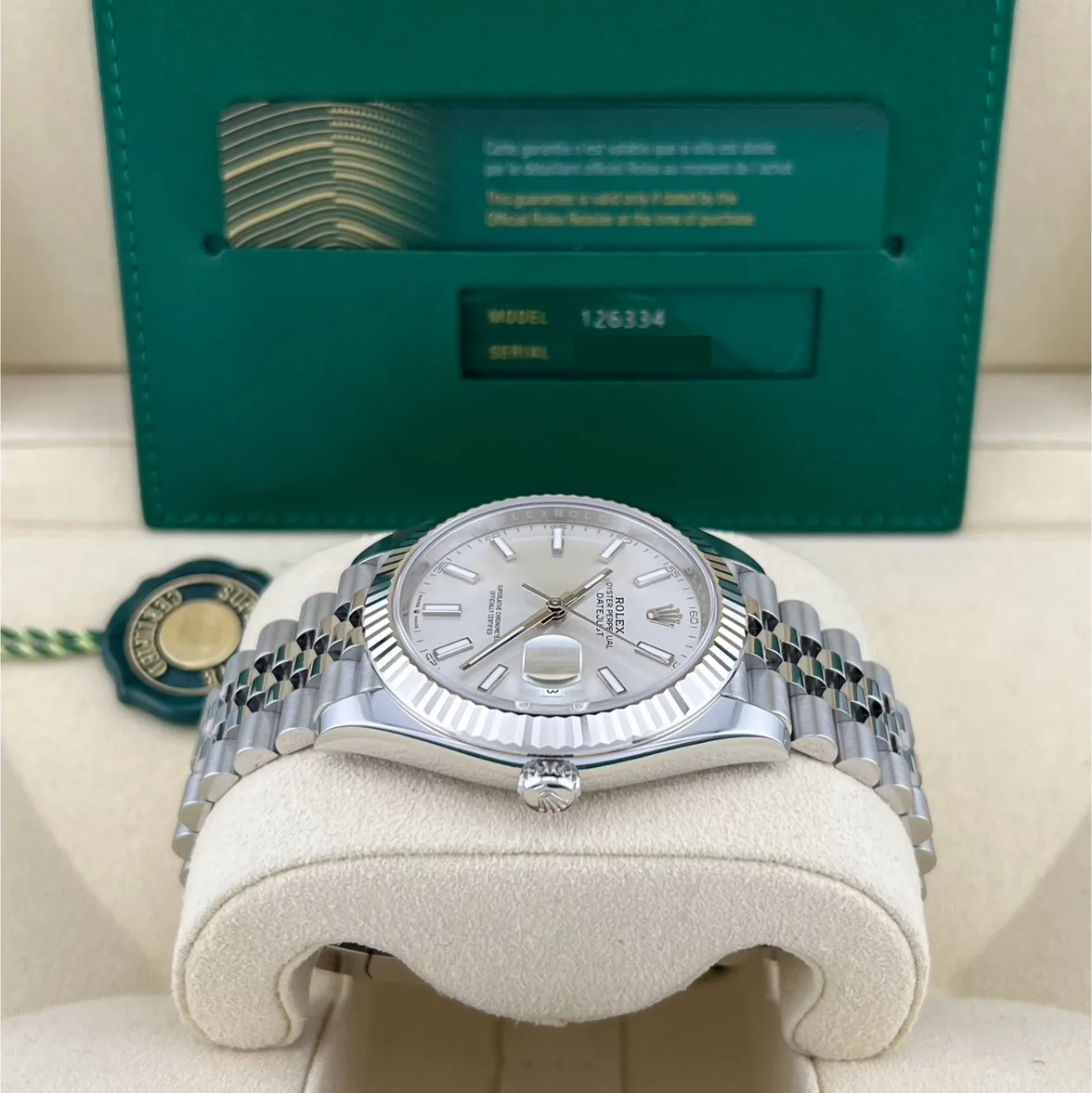 2024 Rolex Datejust 41 Fluted / Silver / Jubilee 126334-0004 Listing Image 3