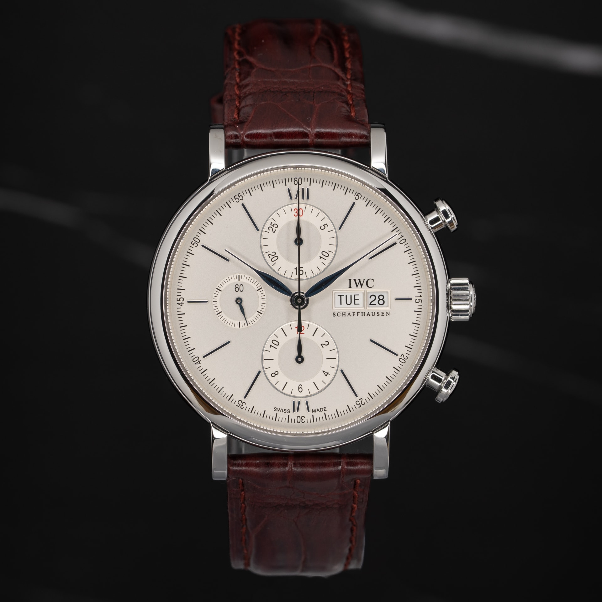 IWC Portofino Chronograph Stainless Steel / Silver IW3910-27