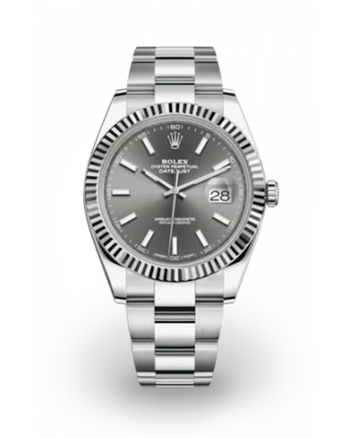 Rolex Datejust 41 Steel / Fluted / Slate / Oyster 126334-0013  Model Image