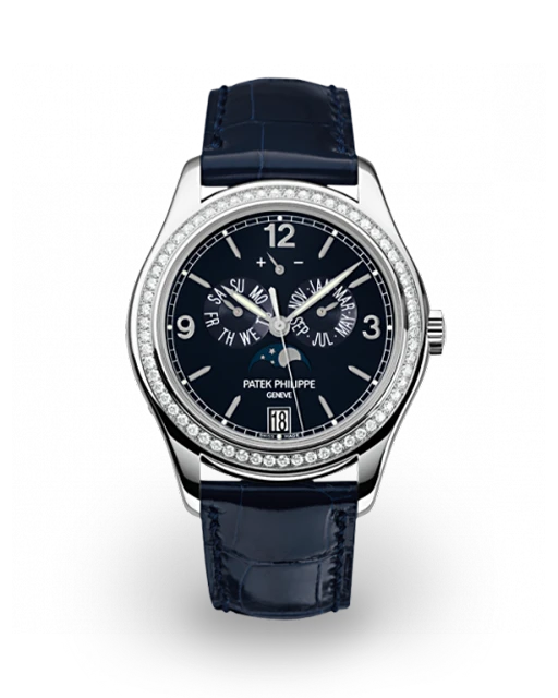 Patek Philippe Annual Calendar White Gold / Diamond-Set / Black 5147G-001  Model Image