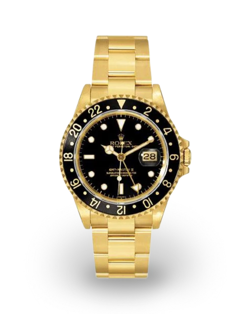 Rolex GMT-Master II Yellow Gold / Black 16718  Model Image