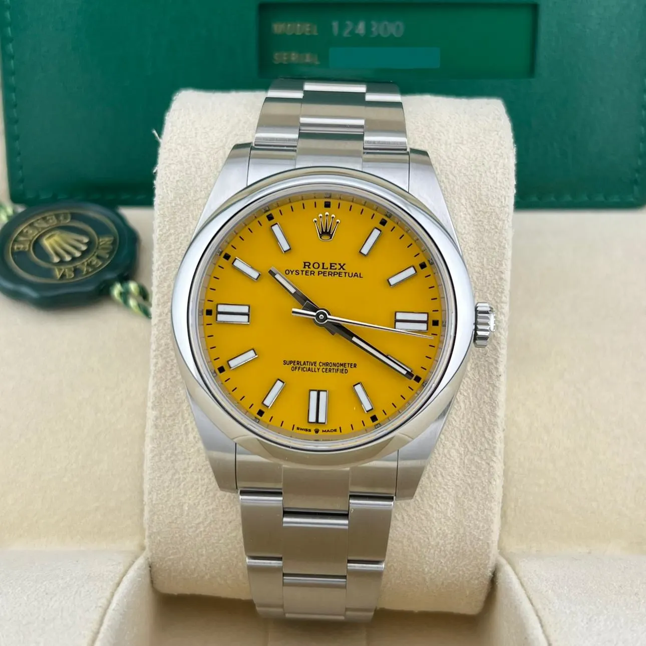 2020 Rolex Oyster Perpetual 41 Yellow 124300-0004 Listing Image 2