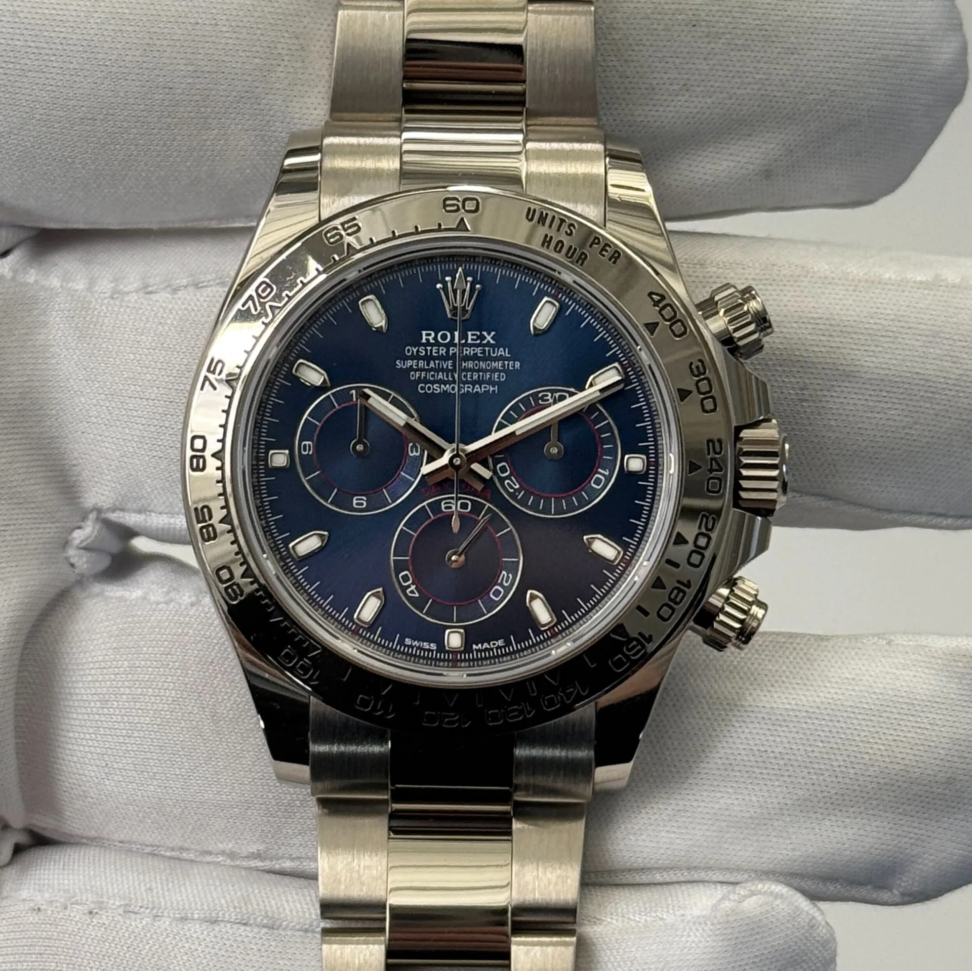 2023 Rolex Daytona White Gold / Blue 116509-0071