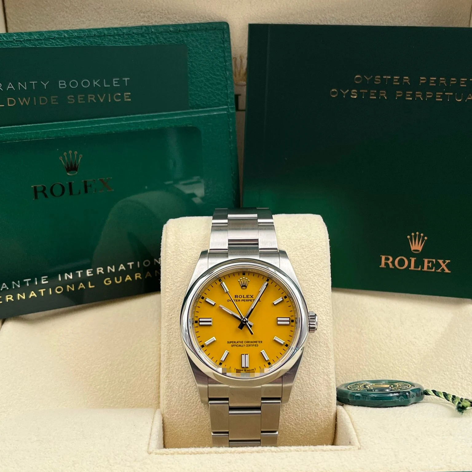 2022 Rolex Oyster Perpetual 36 Yellow 126000-0004 Listing Image 5