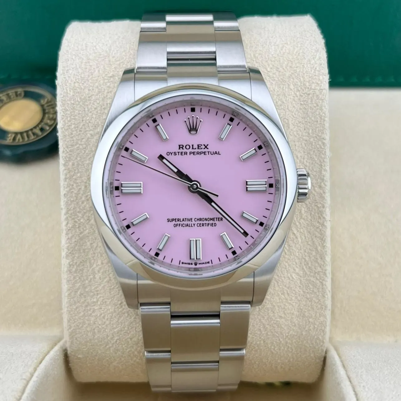2022 Rolex Oyster Perpetual 36 Candy Pink 126000-0008 Listing Image 1