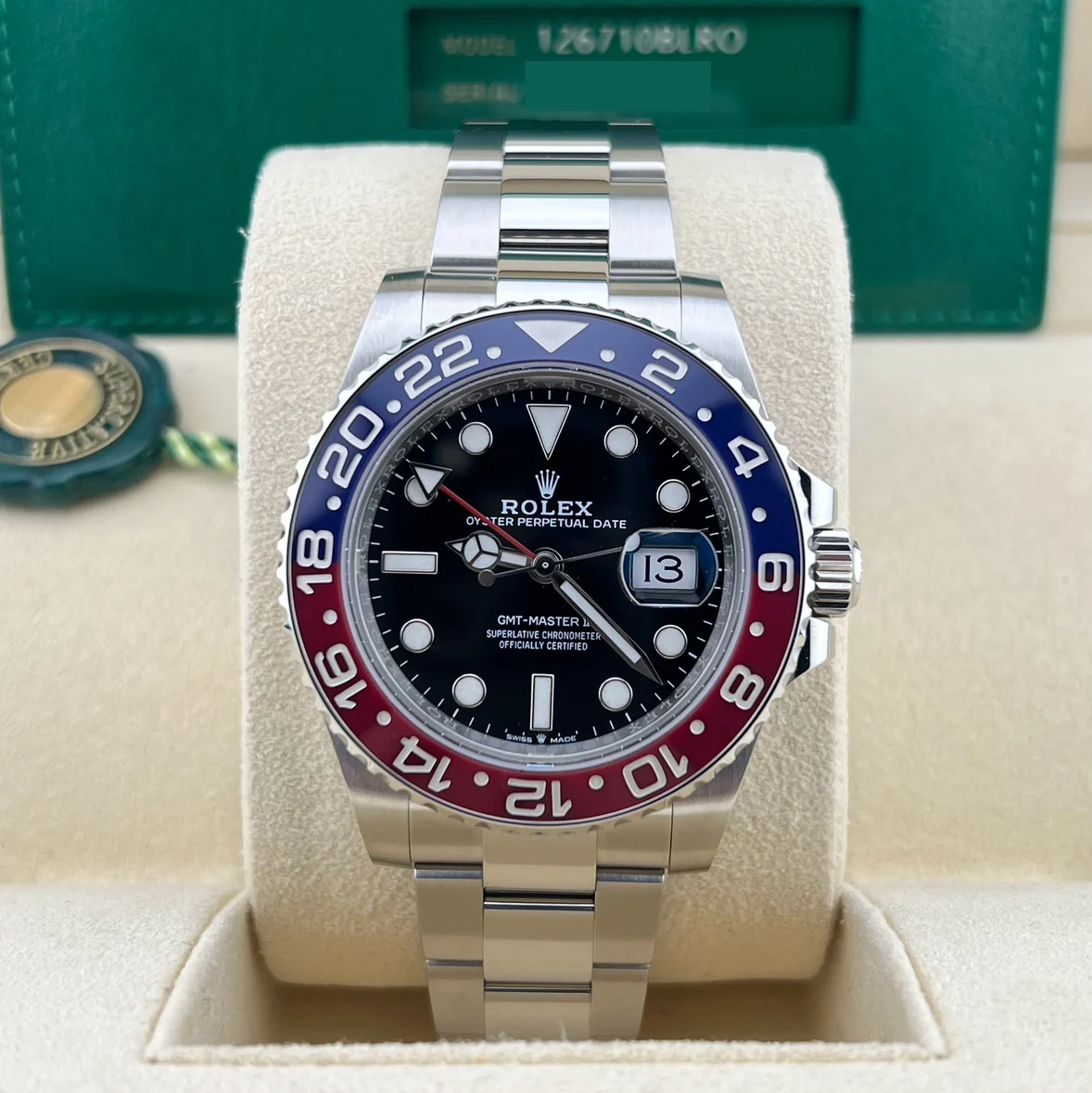 2022 Rolex GMT-Master II "Pepsi" / Oyster 126710BLRO-0002 Listing Image 2