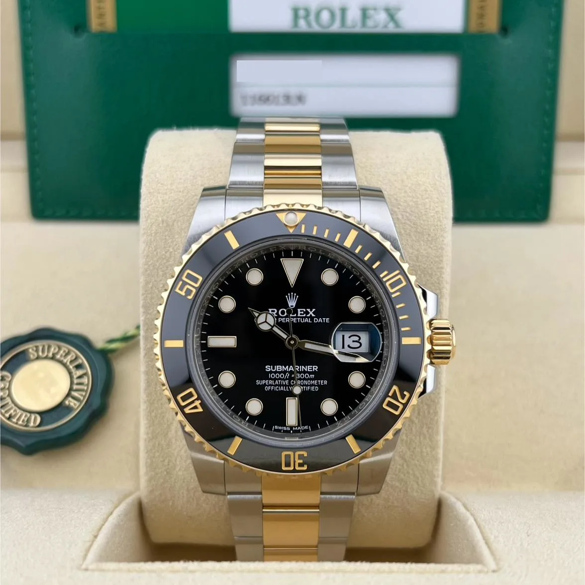 2018 Rolex Submariner Date Two-Tone / Ceramic / Black 116613LN-0001 Listing Image 2